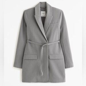 ABERCROMBIE & FITCH side tie blazer mini dress (XL)